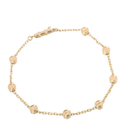 Cartier 18K Yellow Gold LOVE Station Bracelet 1 of 4