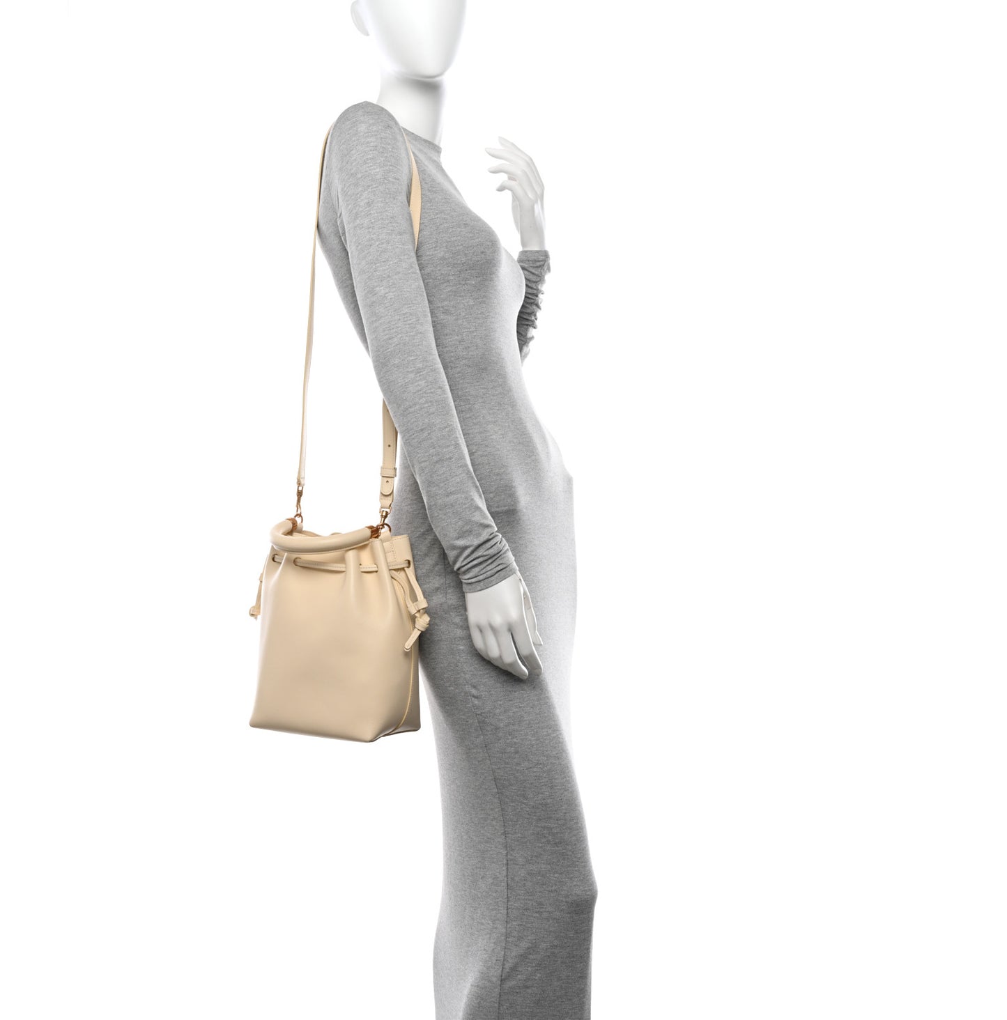 Calfskin Mini Movimento Bag Crema