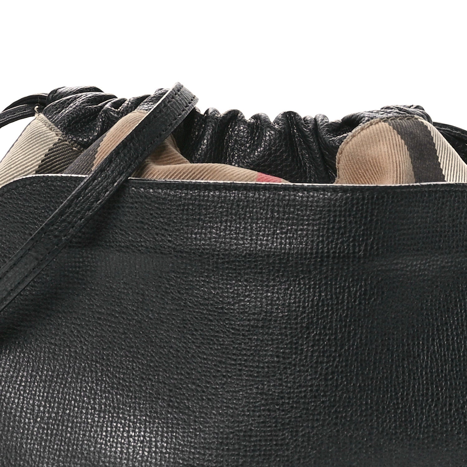 Burberry Calfskin House Check Little Crush Black 8 of 14