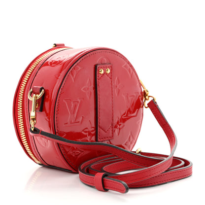 Louis Vuitton Vernis Mini Boite Chapeau Souple Red 3 of 11