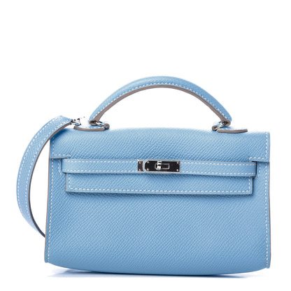 Hermes Epsom Tiny Kelly Sellier Celeste 1 of 10