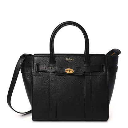 Mulberry Small Classic Grain Mini Zipped Bayswater Black 1 of 8