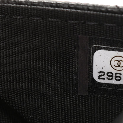 Chanel Caviar Quilted CC Filigree Wallet On Chain WOC Black 8 of 12