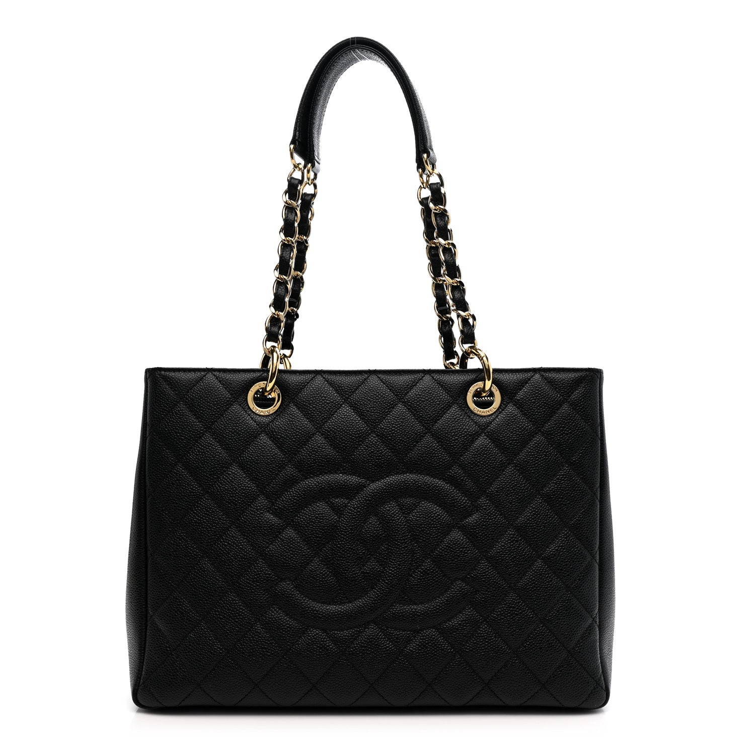 Chanel Caviar Quilted Grand Shopping Tote GST Black 1 of 13