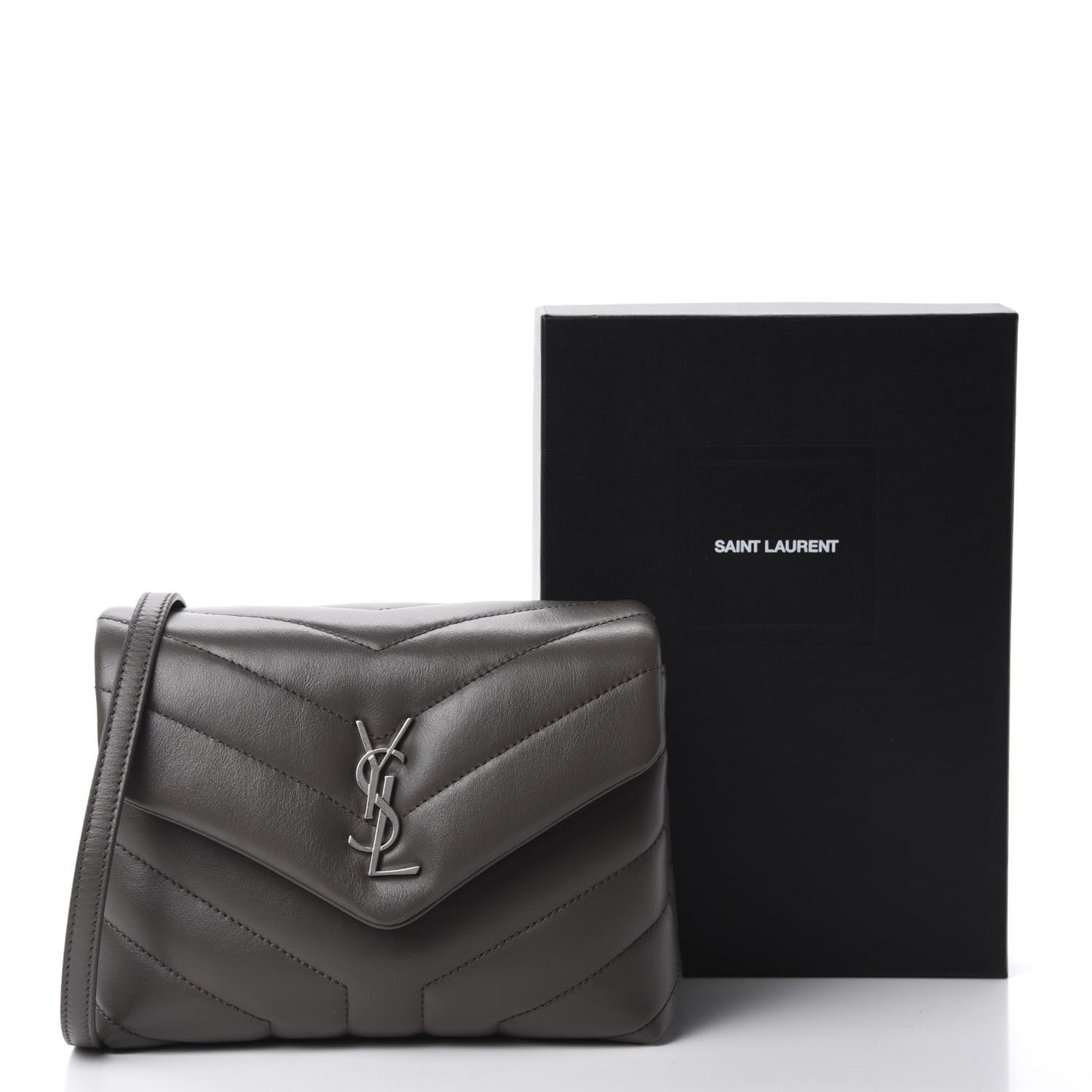 Calfskin Y Quilted Monogram Toy Loulou Crossbody Bag Earth