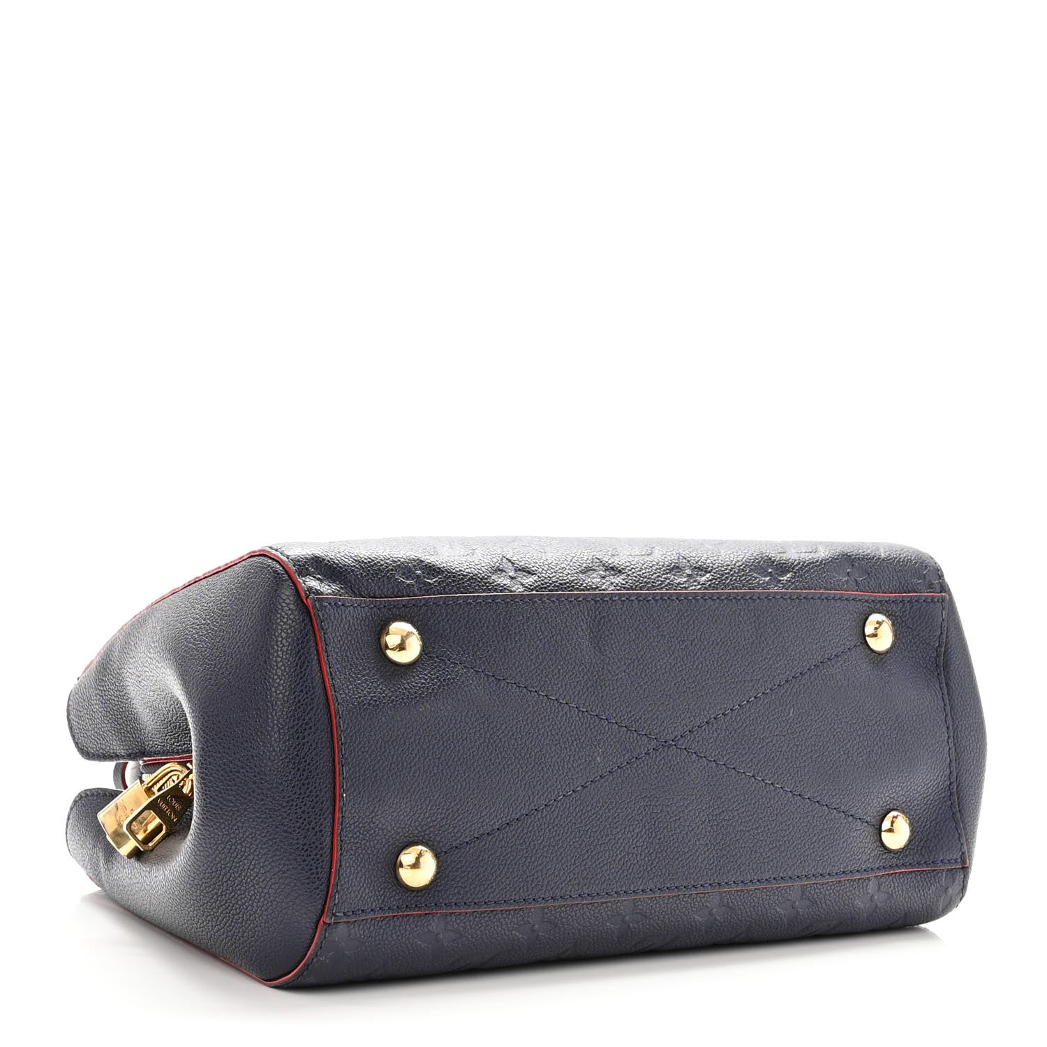 Louis Vuitton Empreinte Montaigne MM Marine Rouge 4 of 12