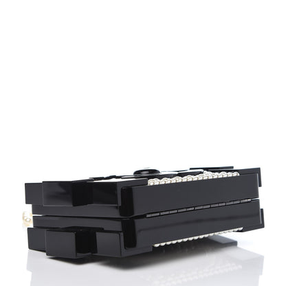 Chanel Pearl Boy Brick Lego Clutch Black 4 of 9