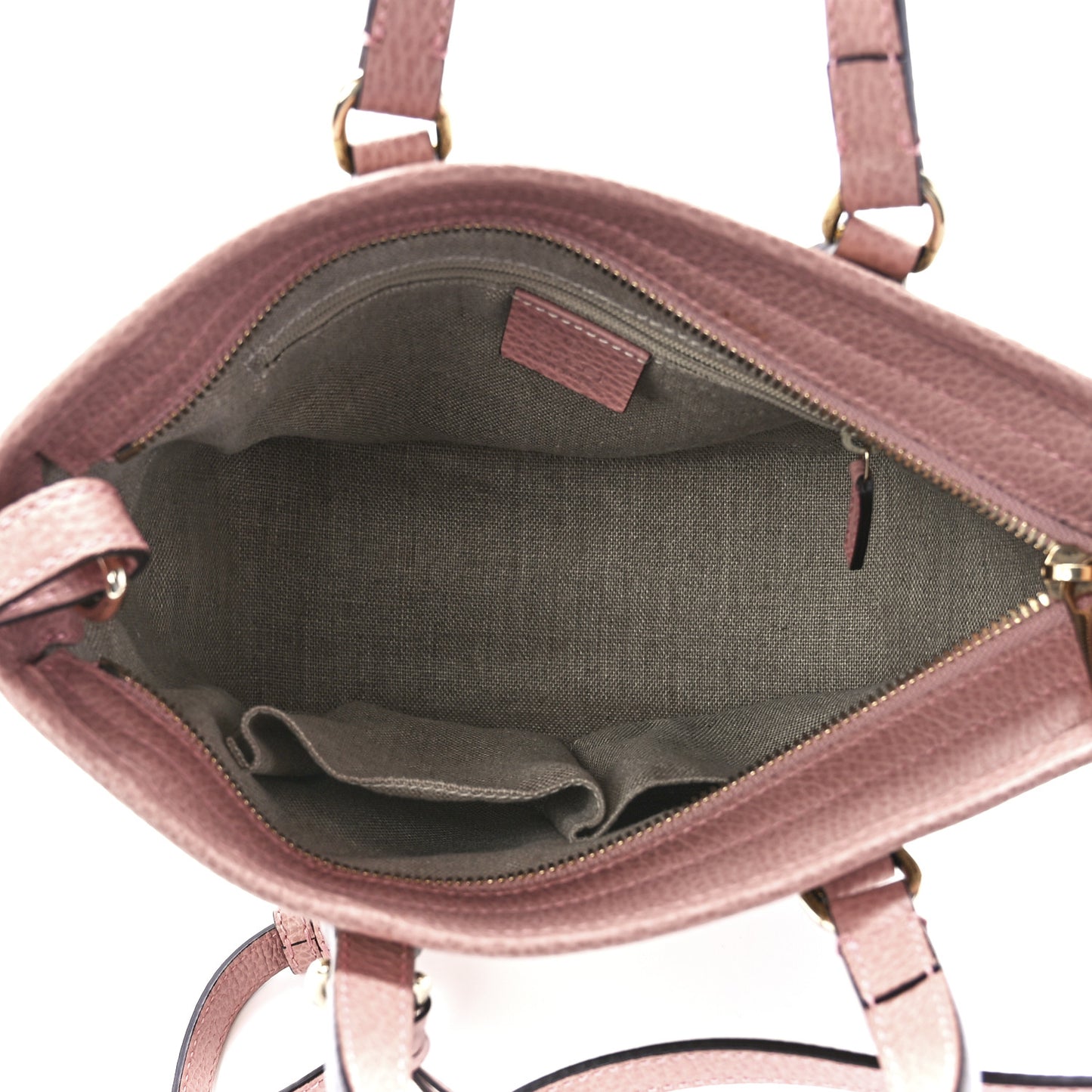 Monogram Small Bree Tote Beige Soft Pink