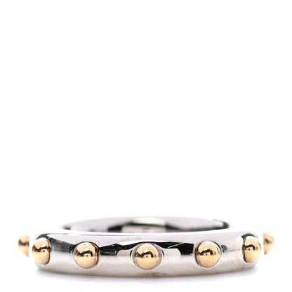 Hermes Palladium Permabrass Mini Dog Scarf Ring 1 of 4