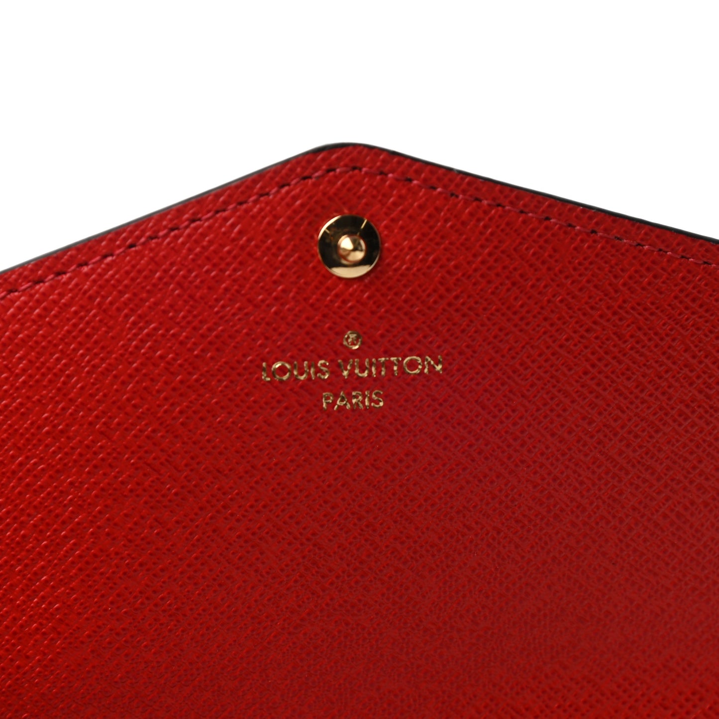 Monogram Sarah Wallet NM Coquelicot