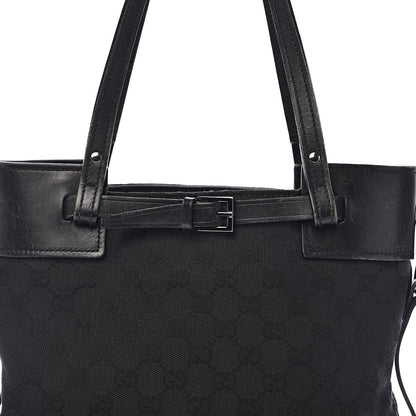 Gucci Monogram Small Bucket Tote Black 23 of 23