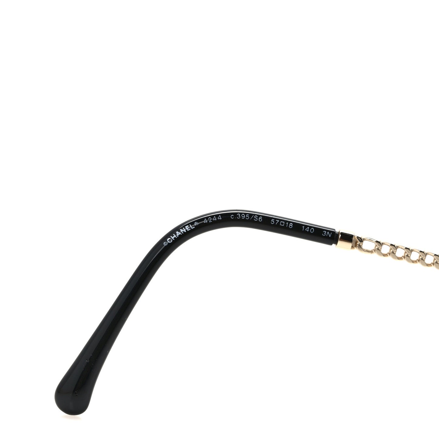 Chain Square Sunglasses 4244 Black
