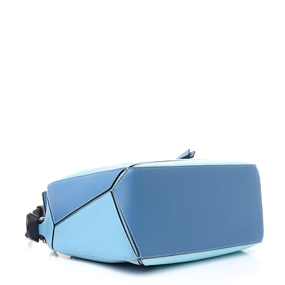Loewe Calfskin Small Puzzle Bag Light Blue Aqua 4 of 10