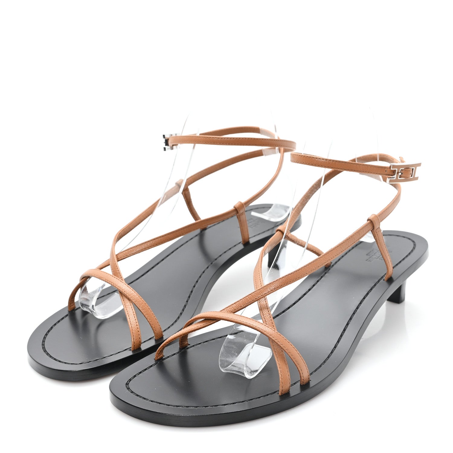 Hermes Calfskin Muse 40 Sandal 40 Natural 4 of 9