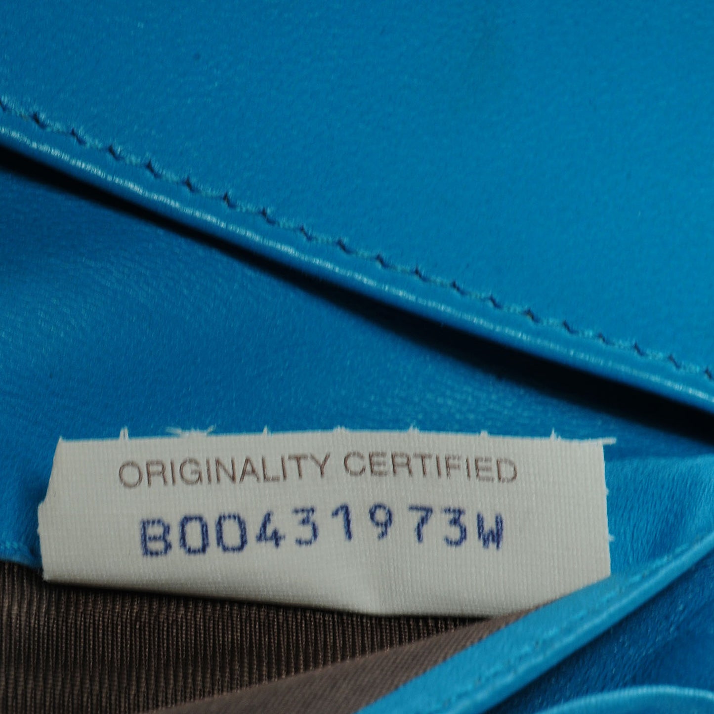 Nappa Intrecciato Continental Flap Wallet Turquoise
