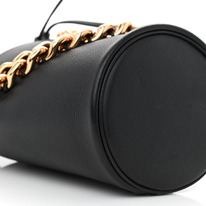 Versace Calfskin Medusa Chain Bucket Bag Black 8 of 10