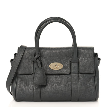 Mulberry Classic Grain Small Bayswater Satchel Mole Grey 1 of 8