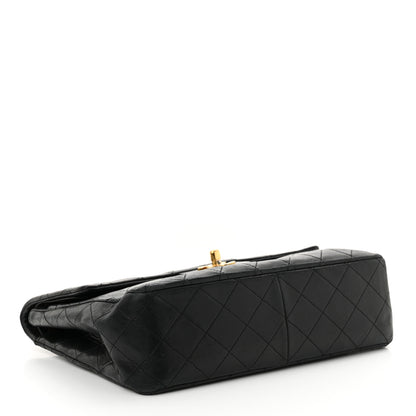 Chanel Lambskin Quilted Medium Double Flap Black 4 of 15