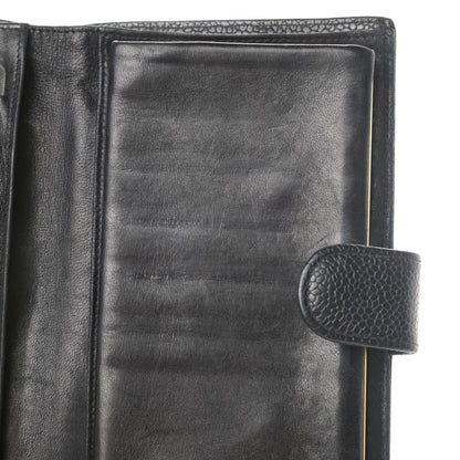 Chanel Caviar Timeless CC French Wallet Black 9 of 10