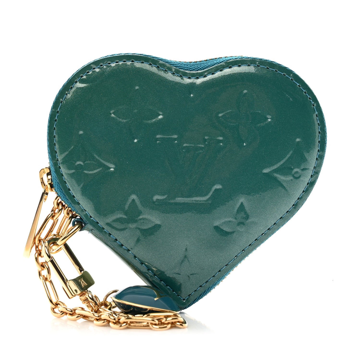 Vernis Heart Coin Purse Blue Galactic