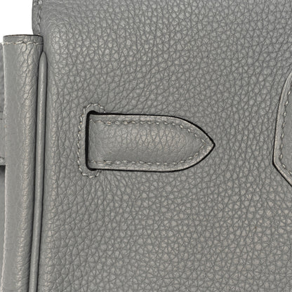 Hermes Togo Birkin 30 Gris Mouette 16 of 38