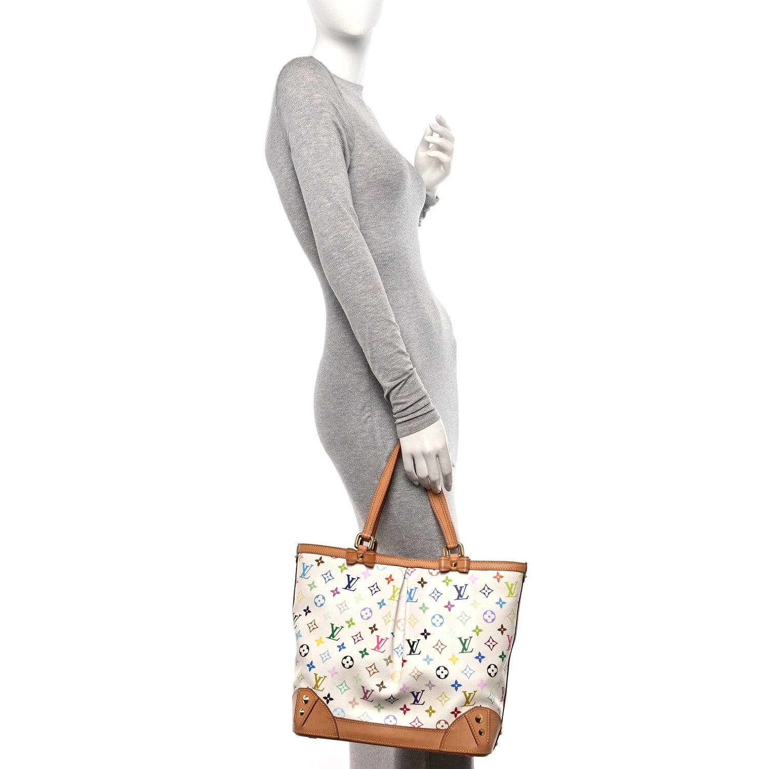 Louis Vuitton Monogram Multicolor Sharleen MM White 2 of 9