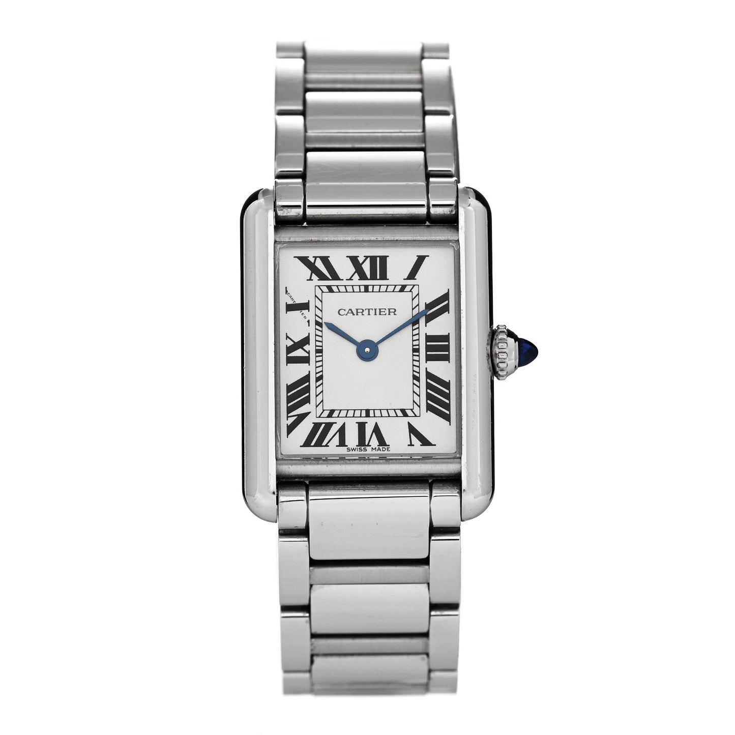 Stainless Steel 22mm Tank Must Quartz Watch