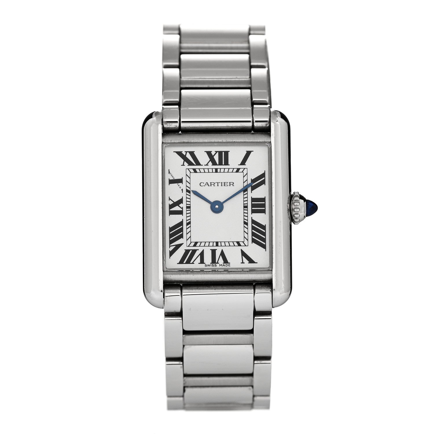 Cartier Stainless Steel 22mm Tank Must Quartz Watch 1 of 5