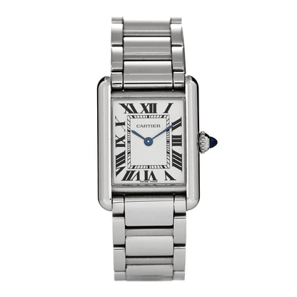 Cartier Stainless Steel 22mm Tank Must Quartz Watch 1 of 5