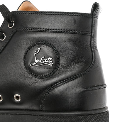 Christian Louboutin Calfskin Mens Louis Flat Sneakers 42.5 Black 10 of 10
