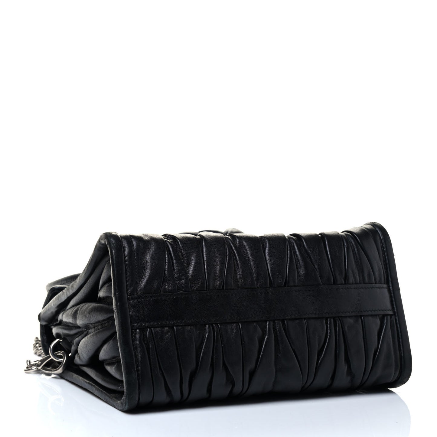 Nappa Matelasse Top Handle Tote Black