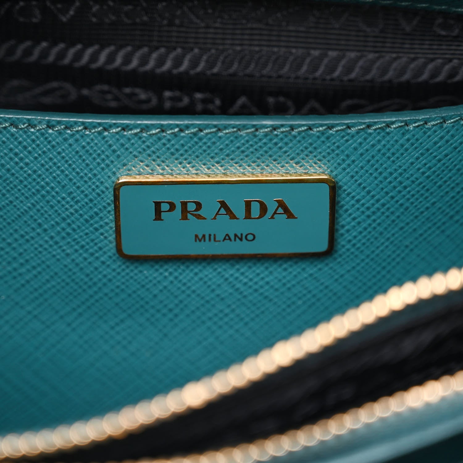 Prada Saffiano Lux Medium Promenade Tote Ottanio 8 of 15