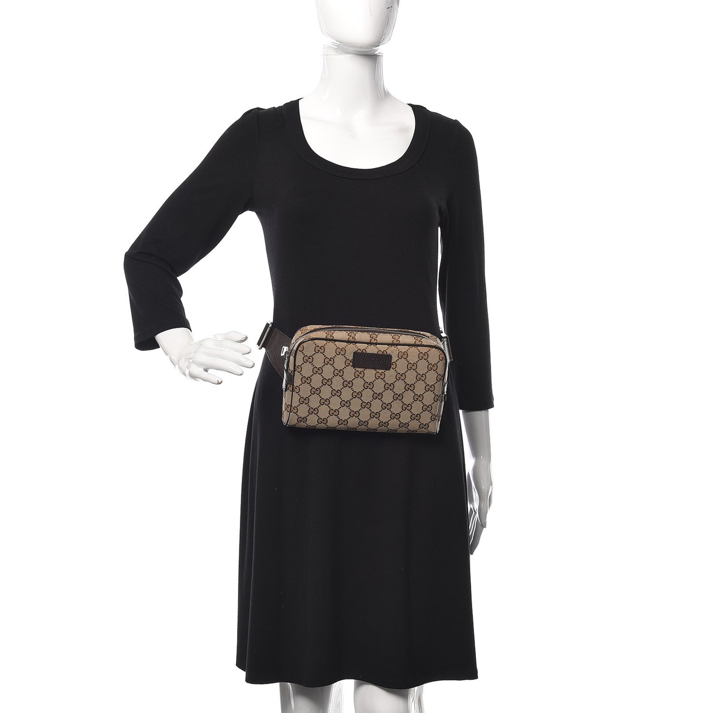 Monogram Belt Bag Dark Brown