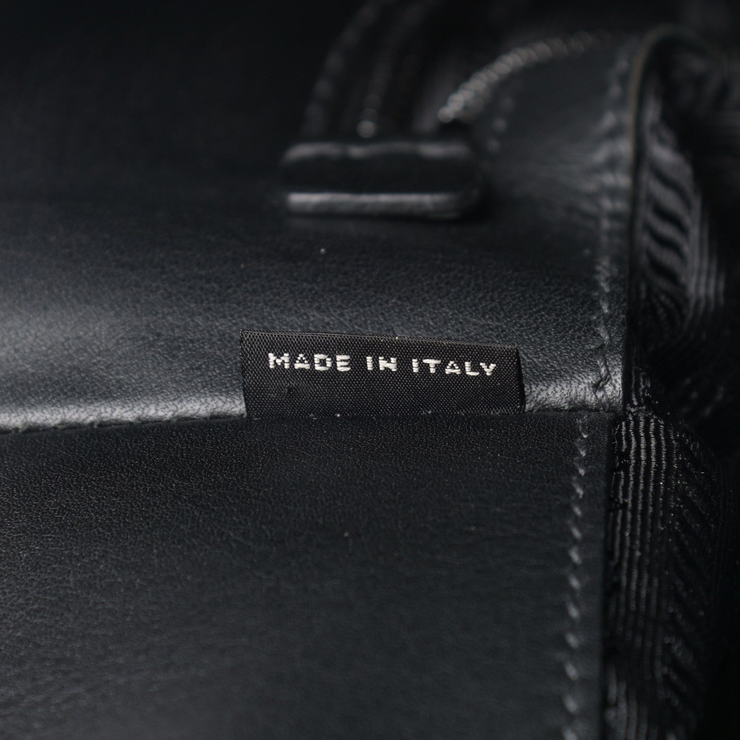Prada Nylon Tessuto City Calf Shopping Tote Black 6 of 10