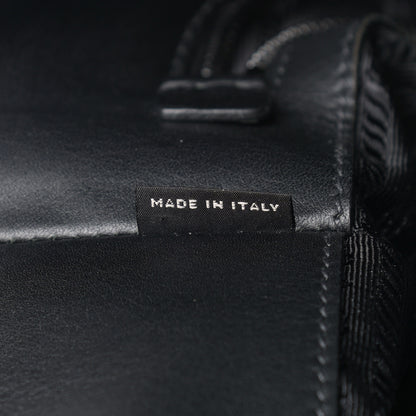 Prada Nylon Tessuto City Calf Shopping Tote Black 6 of 10