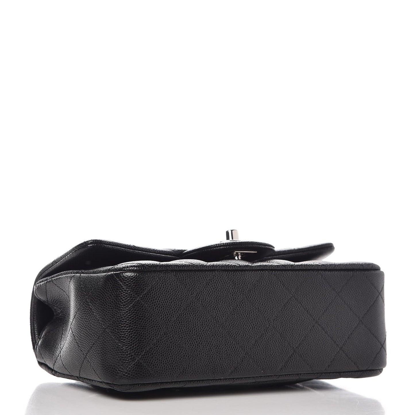 Caviar Quilted Mini Rectangular Flap Black