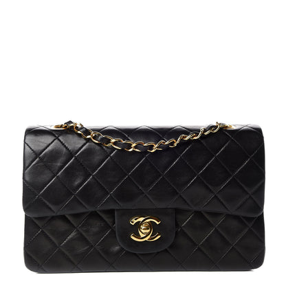Chanel Lambskin Quilted Small Double Flap Black 1 of 16