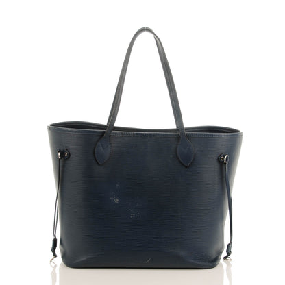 Louis Vuitton Epi Neverfull MM Indigo 3 of 15