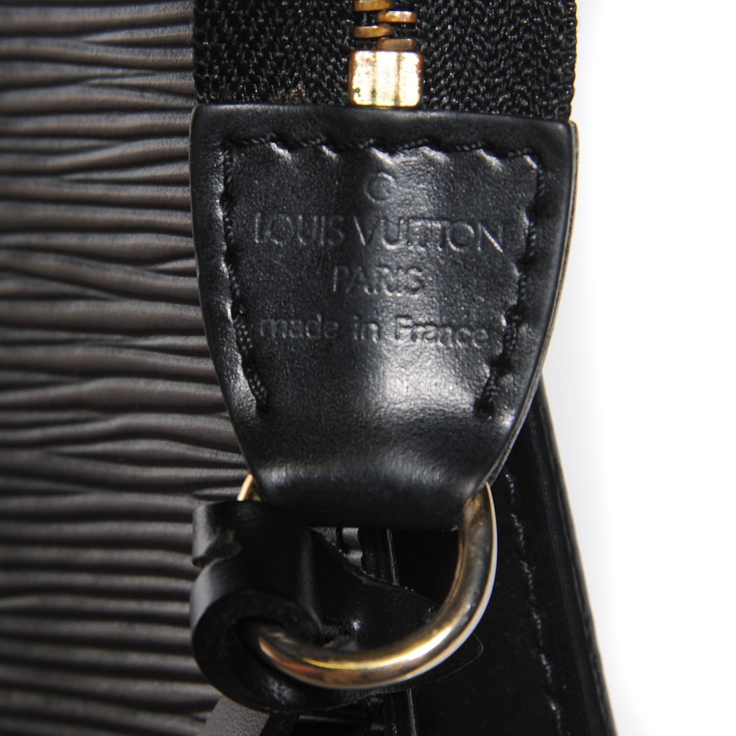 Louis Vuitton Epi Pochette Accessories 24 Black 6 of 7