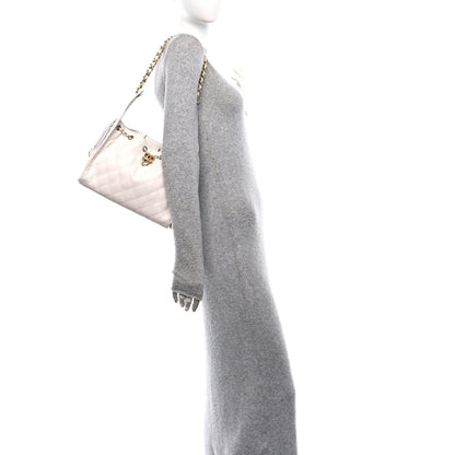 Chanel Caviar Quilted Small Chanel 25 Handbag White 2 of 10