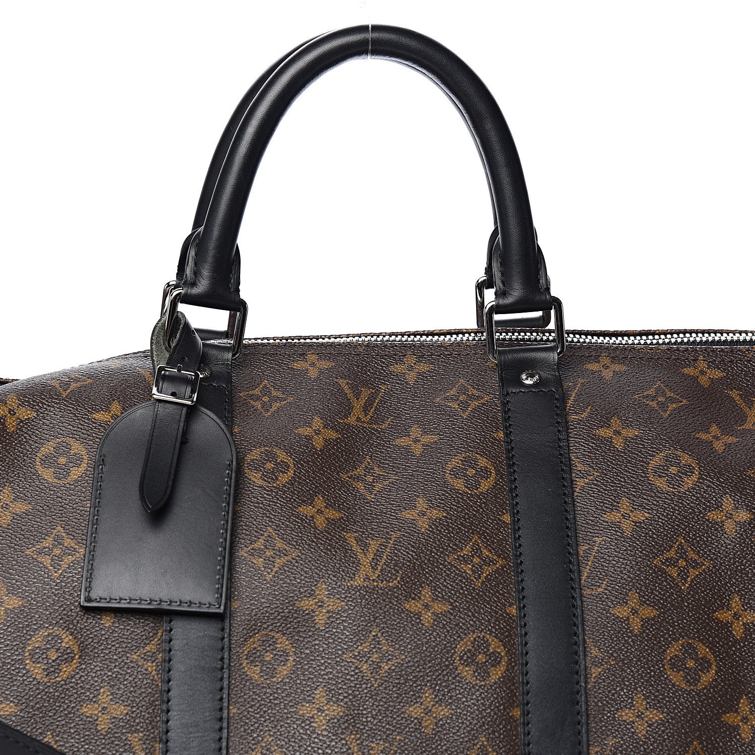 Louis Vuitton Monogram Macassar Keepall Bandouliere 55 9 of 9