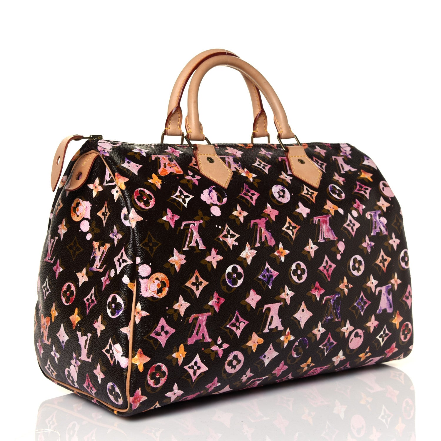 Louis Vuitton Watercolor Aquarelle Speedy 35 Brown 3 of 5