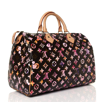 Louis Vuitton Watercolor Aquarelle Speedy 35 Brown 3 of 5