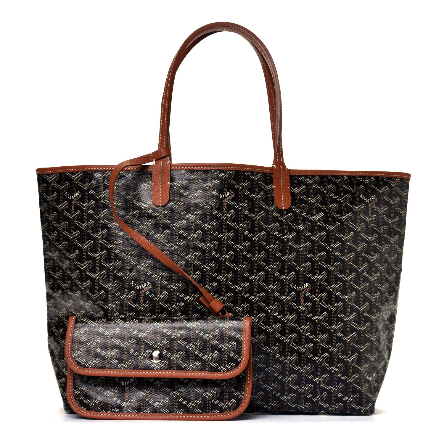 Goyard Goyardine Saint Louis PM Black Gold 1 of 4
