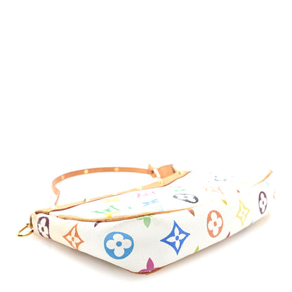 Louis Vuitton Monogram Multicolor Pochette Accessories White 3 of 8