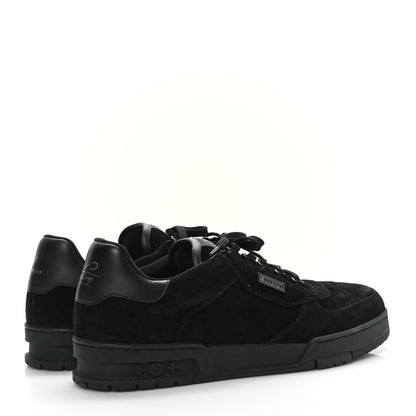 Louis Vuitton Suede Mens LV Trainer Sneakers 9.5 Black 4 of 9