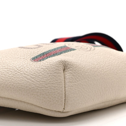 Gucci Grained Calfskin Small Logo Belt Bag White 10 of 11