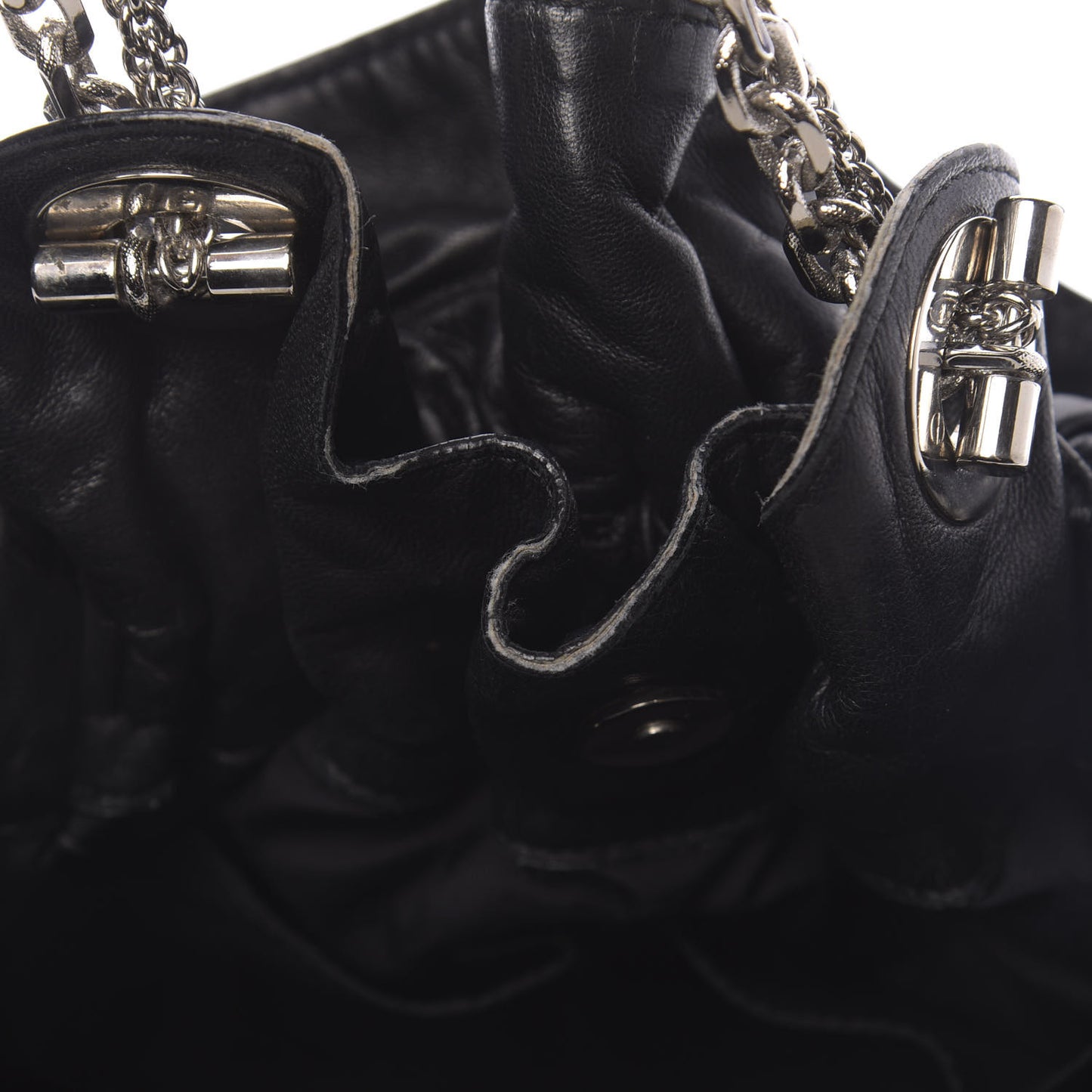 Lambskin Cannage Medium Le Trente Tote Black