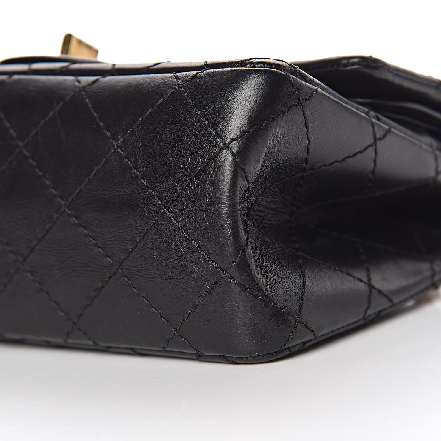Chanel Aged Calfskin Quilted 2.55 Reissue 224 Flap Black 10 of 11