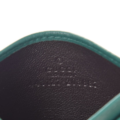 Gucci Calfskin Matelasse GG Marmont Card Holder Emerald Green 6 of 7